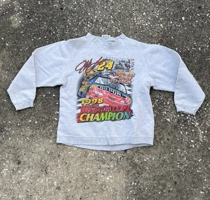 Vintage Jeff Gordon Winston Cup Sweatshirt Youth Size Medium Dated 1998 - Picture 1 of 5