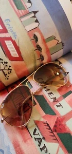 Ray Ban Sunglasses - Brown & Gold - Picture 1 of 4