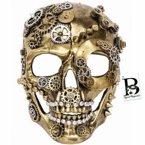 Steampunk Mask Terminator Skull Mask Mad Max Respirator Cosplay Halloween Masks - Picture 1 of 5