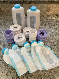 Kiinde Twist 2 Bottles + Connectors + Pouches - Picture 1 of 7