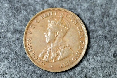 1924 AUSTRALIA ONE HALF PENNY COIN #L00709 - Image 1 of 2