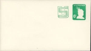 6 cent us postage revalued fdc - Picture 1 of 2