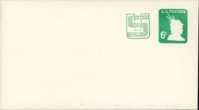 6 cent us postage revalued fdc - Image 1 of 2