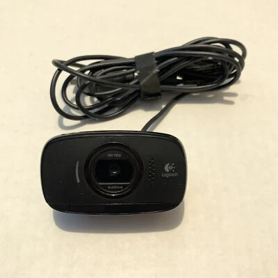 Logitech C525 720p HD Wired Webcam USB V-U0023 Foldable Auto-Focus - Tested - Image 1 of 4