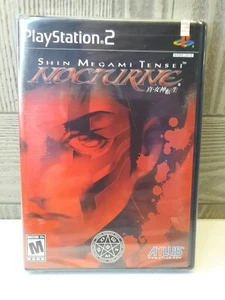SHIN MEGAMI TENSEI NOCTURNE AVEC BANDE ORIGINALE ÉDITION LIMITÉE CD (PS2) SCELLÉ RARE - Photo 1/11