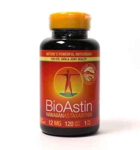 BioAstin Hawaiian Astaxanthin 12 mg Supplement 120 Soft Gels 10/2027 - Picture 1 of 3