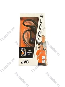 JVC Stereo Headphones HA-ECX20-B Sport Wired Ear Headphones - Black - New in Box - Picture 1 of 3