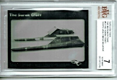 BVG 7 1979 STAR TREK TOPPS VAULT MASK NEGATIVE MOTION PICTURE THE SURAK CRAFT - Image 1 of 2