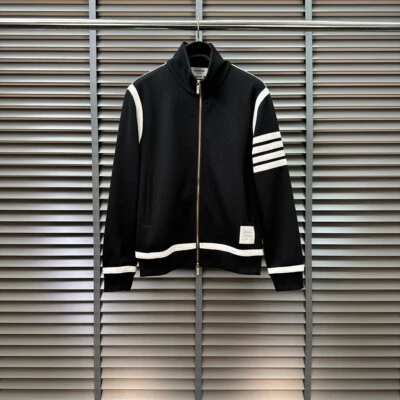 Мужская куртка Thom Browne Classic на молнии повседневный спортивный костюм - Изображение 1 из 4