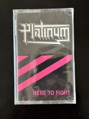 Platinum - Here To Fight RARE US Metal Hard Rock EP 1989 Demo Tape Cassette - Image 1 of 3