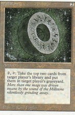 Magic Mtg Revised 3rd Edition Millstone   very heavily played