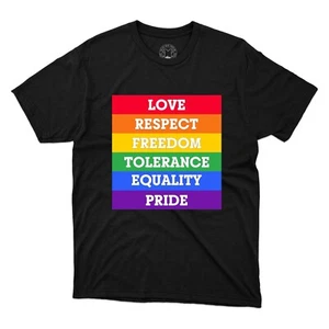 Camiseta Pride Rights Celebración del Mes del Orgullo Camisa LGBTQ Estampada Arco Iris - Imagen 1 de 8