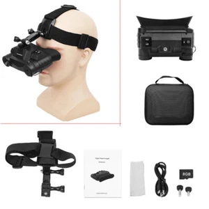 HD 1080P Digital zoom 3.5x Night Vision Goggle NVG-G1 Hunting Tactical+TF Card - Picture 1 of 8