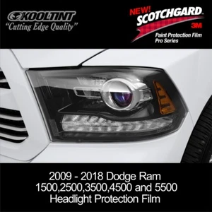 Headlight Protection Film by 3M for 2009 - 2018 Dodge Ram Truck - Picture 1 of 1