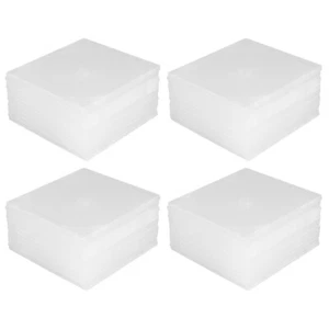 40 Pcs Transparent Single CD DVD Case Boxes Slim Clear Storage Organizer - Afbeelding 1 van 12