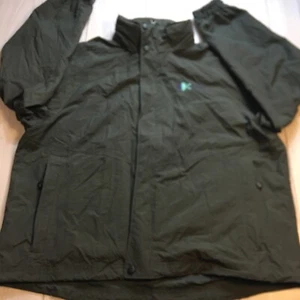 LL Bean Mens Zip 2 in 1 Gray/green Coat Jacket Fleece Liner Size XL Reg OFFS1 - Picture 1 of 10