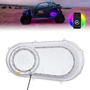 2207124 Cubierta de embrague exterior transparente con luces RGB para Polaris RZR XP 1000/4 Ranger - Imagen 1 de 12