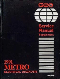 Manuale Di Diagnosi Elettrica Geo Metro 1991 Schema Elettrico Libro OEM - Foto 1 di 2