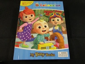 *LOOK* Nice MY BUSY BOOKS - COCOMELON - 10 Figures, Playmat and Book FREE P+P - Picture 1 of 5