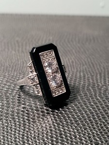 Art Deco Black Onyx Fine Rings For Sale Ebay Art Deco Black Onyx Fine Rings For Sale Ebay