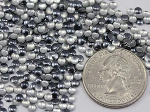Pistola Gris 3mm Metal H7 Arte en Uñas Gemas de Metal Redondas Hot Fix Pernos - 1000 PIEZAS - Imagen 1 de 2