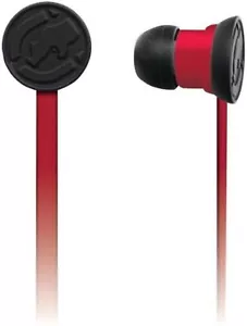 EckoUnltd EKU-STP-RD Stomp Sound Earphones. Black/Red. - Picture 1 of 5