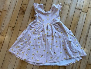 hanna andersson Cotton Ladybug Flower Pink Dress Pockets 110cm 5 - Picture 1 of 4