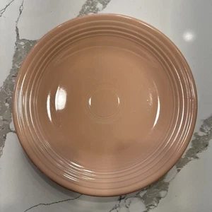Vintage Fiestaware Dinner Plate Rose Pink 11.5" - Picture 1 of 3