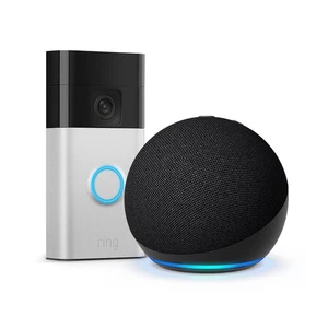 Timbre video batería anillo Echo Dot (versión 2024) + Ring (versión) - Imagen 1 de 5