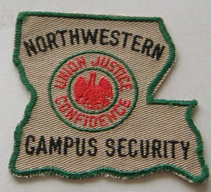 NORTHWESTERN CAMPUS SECURITY LOUISIANA STOFFAUFNÄHER - Bild 1 von 1