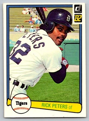 1982 Donruss #155 Rick Peters Detroit Tigers - Image 1 of 2