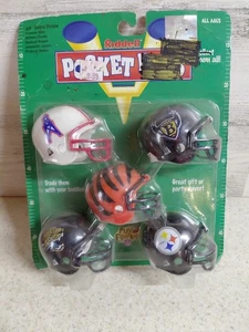 Juego Riddel Pocket Pros 1997 NFL AFC-División Central Steelers Bengals Ravens - Imagen 1 de 10