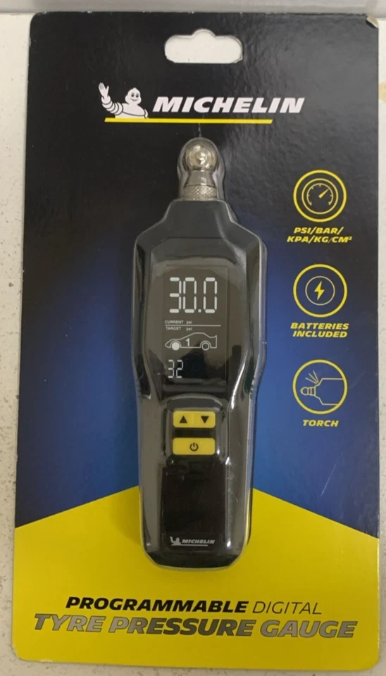 Michelin Programmable Digital Tyre Pressure Gauge - 27294 - Image 1 of 4