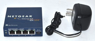 Netgear Bay Networks 4-Port 10BASE-T Ethernet Hub *Used* EN-104TP - Image 1 of 3
