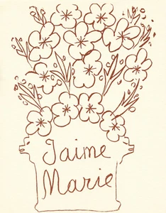 Henri Matisse lithograph from Florilege des amours de Ronsard 55857 - Picture 1 of 1