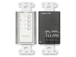 RDL D-RC4RU 4 Channel Remote Control for RACK-Ups 4x1 Audio or Video Switchers - Picture 1 of 1