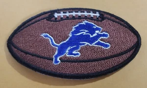 Parche bordado de fútbol americano Detroit Lions aprox 2,25x3,5" - Imagen 1 de 2