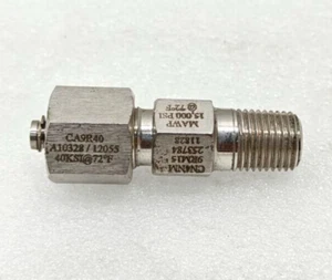 LOT OF 2 SWAGELOK CA9R40 316 SS IPT SERIES CAP NEW FAST SHIPPING - Picture 1 of 6