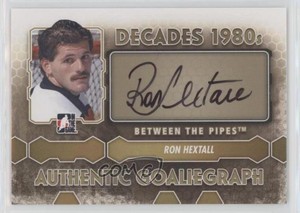 2012-13 ITG Between the Pipes GoalieGraph Ron Hextall #A-RH Auto