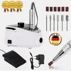 Elektrische Nagelfräser Pediküre Maniküre 35000 U/min Wiederaufladbare Profi Neu - Bild 1 von 14