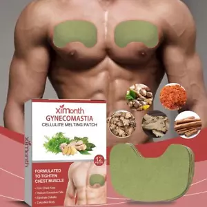 12pcs Cellulite Melting Patch, Chest Belly Fat Remove for Men 2024|us~ - Picture 1 of 12