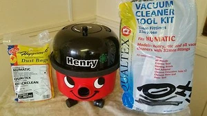 NUMATIC HENRY HVR200 SCRUFFY RANGE BAGGED VACUUM CLEANER,NEW TOOLS 5 BAGS - Picture 1 of 1