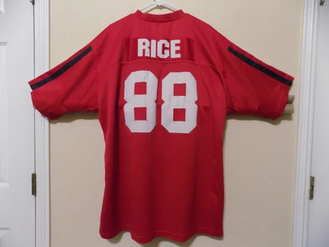 Jerry Rice Mississippi Valley/49ers Jersey (XL Adult) 1981-1985 Gridiron Legends Cover