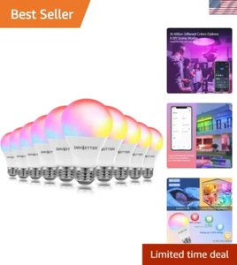 Smart Light Bulbs, Alexa Light Bulb, WiFi Light Bulbs, RGBCW Color Changing L... - Picture 1 of 10