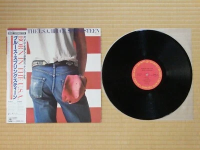 Bruce Springsteen – Born In The U.S.A. 28AP 2850 Japan 2 insert Obi NM vinyl - Image 1 of 4