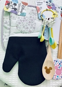 Disney Kitchen Mickey Mouse - Spatula, Measuring Spoon & UTENSIL SET Lot Pastels - Picture 1 of 4