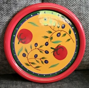 Dansk 10.5” Dinner Plate Dish “Italian Garden”Hand-painted  Brilliant Colors-B - Picture 1 of 3