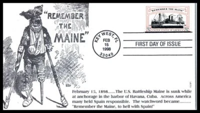 1998 Remember the Maine Sc 3192 FDC Joe Ryan cachet Key West FL (19 - Image 1 of 2