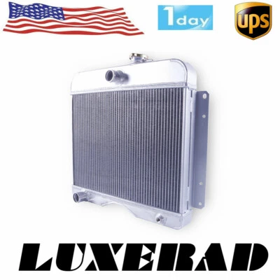 Fits Jeep Willys 49-64 / CJ3 CJ5 CJ6 DJ3 1950-58 All Aluminum 3 Rows Radiator — 第 1/4 张图片