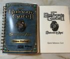 Baldur's Gate II Shadows Of Amn Podręcznik gry i karta skróconego odniesienia